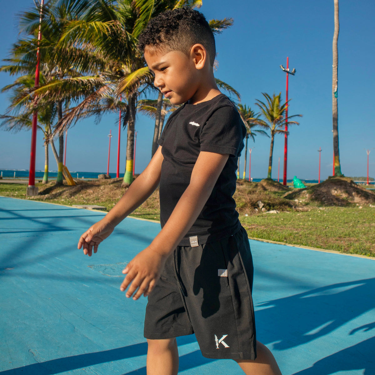 Pantaloneta poliester kids Ref New Khuda