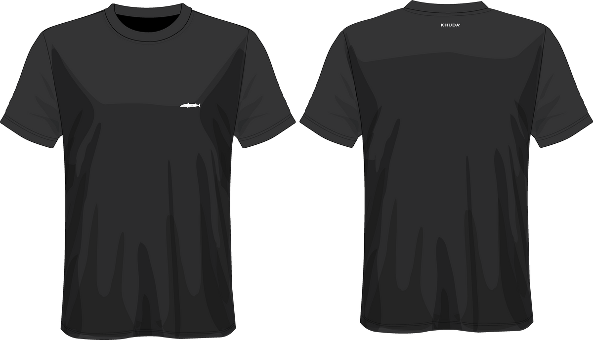Camiseta Hombre Classicfit Negra Ref Punto Khuda