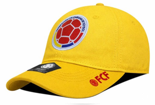 Gorra Oficial FCF Selección Colombia dad cap FCFE0224 Amarilla