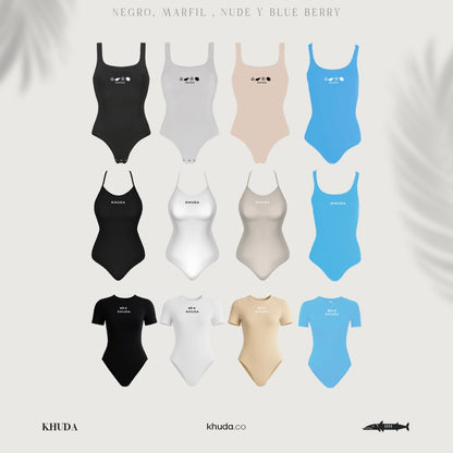 Body Cuello Cuadrado Tirantes Anchos Ref Nautilus