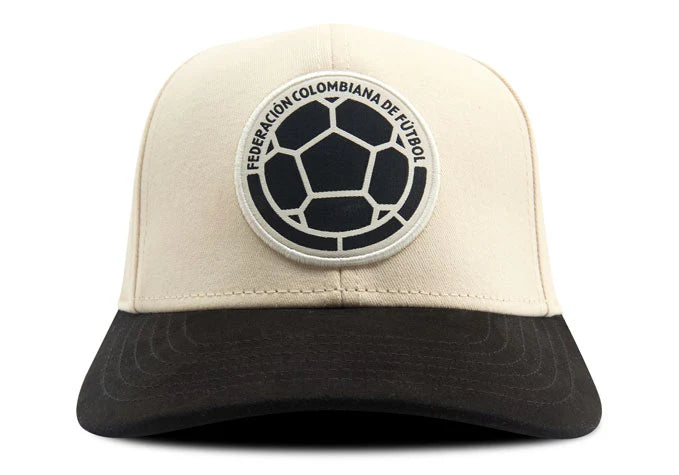 Gorra Oficial FCF Selección Colombia vintage FCFD0524 Beige Negro