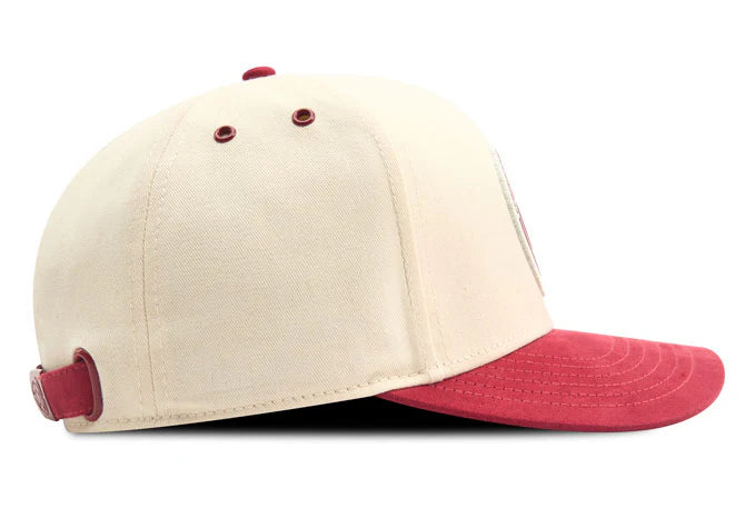 Gorra Oficial FCF Selección Colombia vintage FCFD0524 Beige Rojo
