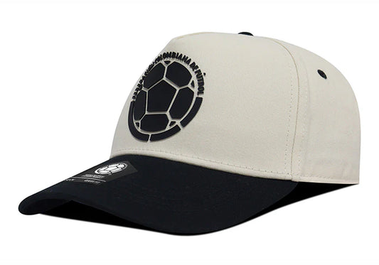 Gorra FCF oficial Selección Colombia FCFE0424 Beige Negro