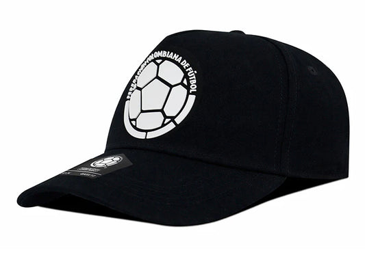 Gorra FCF oficial Selección Colombia FCFE0424 Negra Escudo Blanco