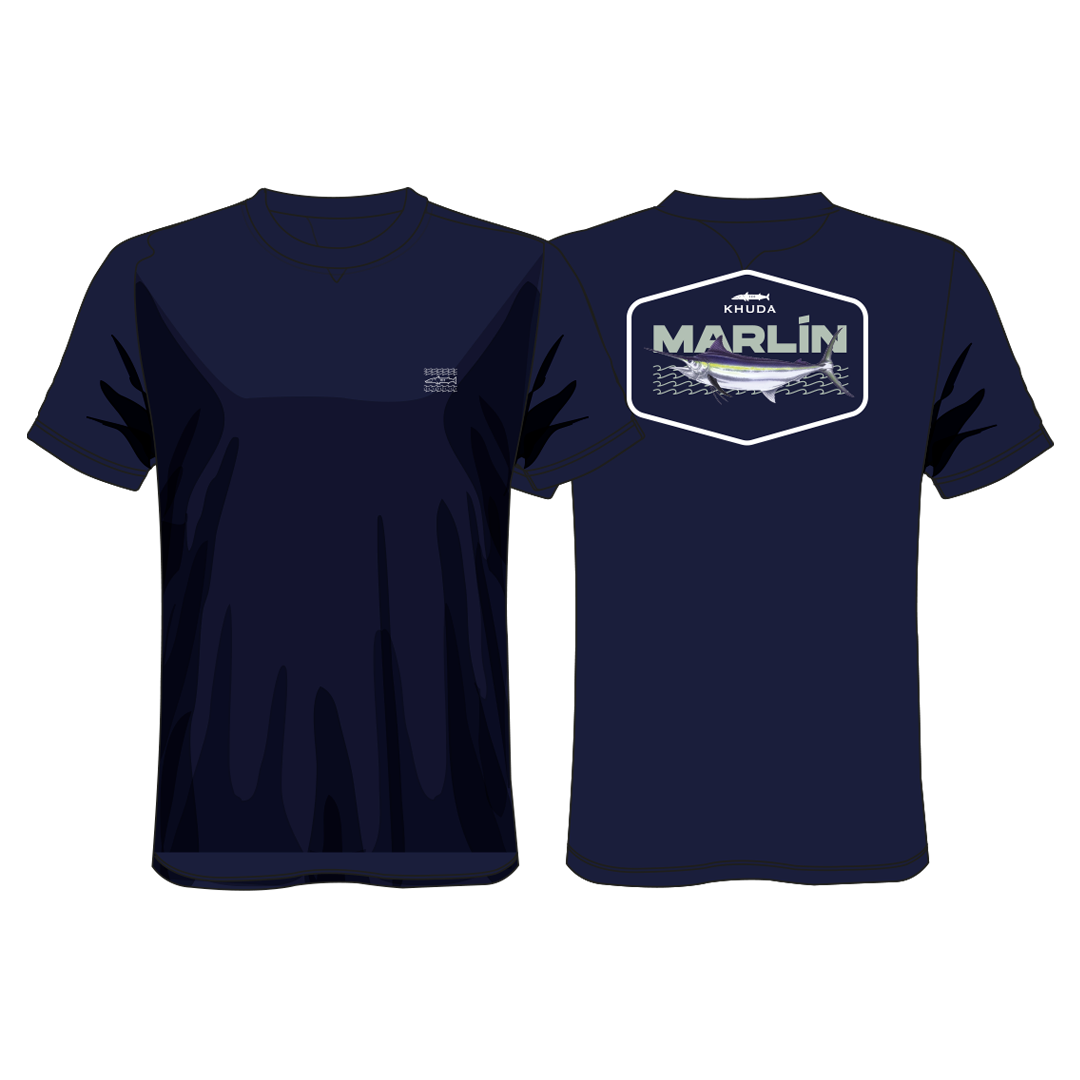 Camiseta Hombre Classic Azul Oscuro Ref Marlin
