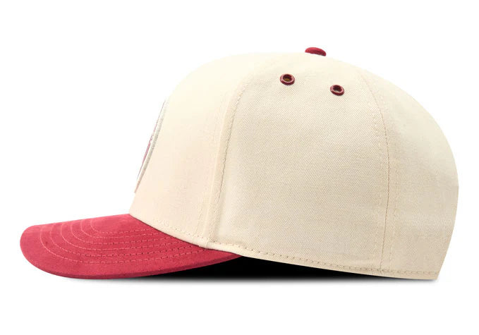 Gorra Oficial FCF Selección Colombia vintage FCFD0524 Beige Rojo