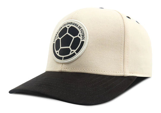 Gorra Oficial FCF Selección Colombia vintage FCFD0524 Beige Negro