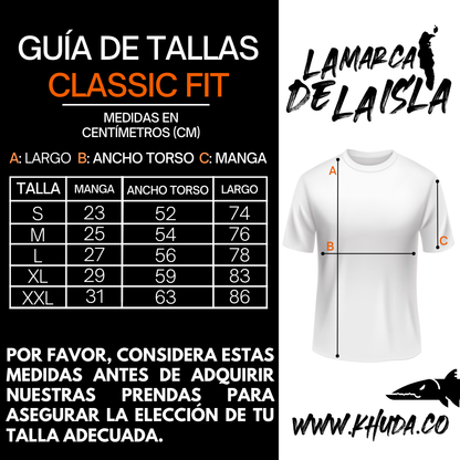 Camiseta Hombre Classicfit Blanca Ref Punto Khuda