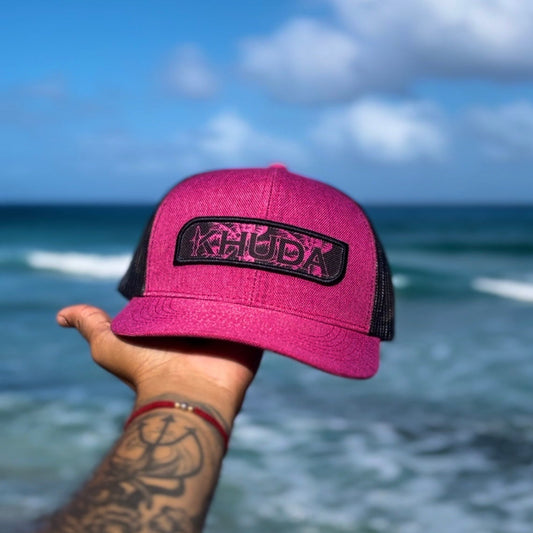 GORRA CAMIONERA FUCSIA NEGRO REF NEW FLYER