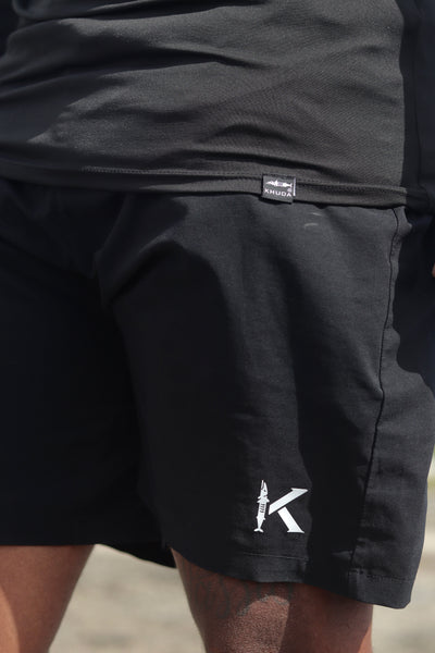 Pantaloneta Hombre poliester Negra Ref New Khuda