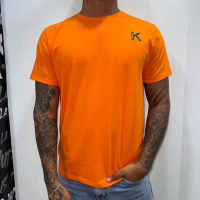 Camiseta Hombre Classicfit Naranja Ref Savage Khuda