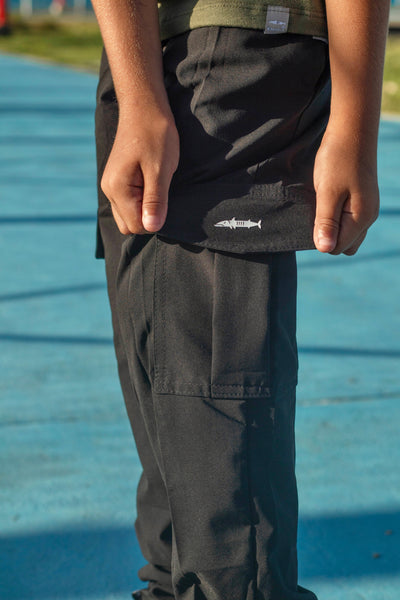Jogger Cargo Unisex Kids Ref Khuda Negro