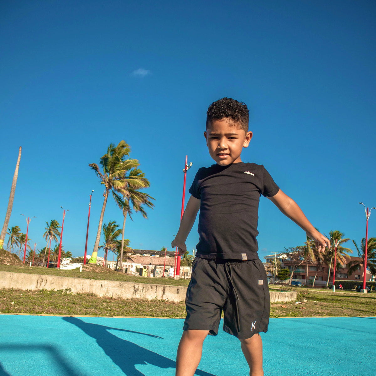 Pantaloneta poliester kids Ref New Khuda