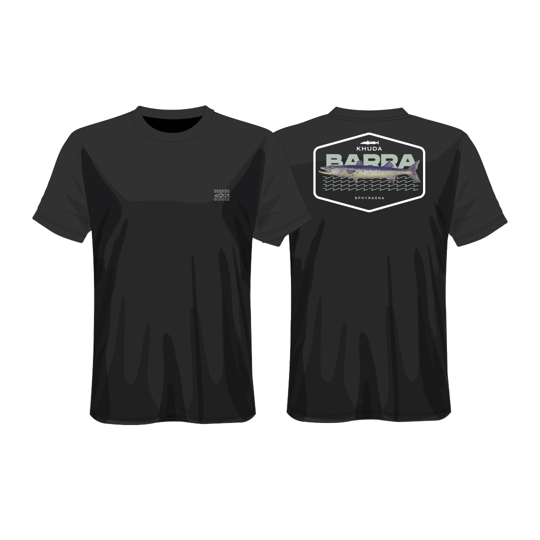 Camiseta Hombre Classic Negra Ref Barra