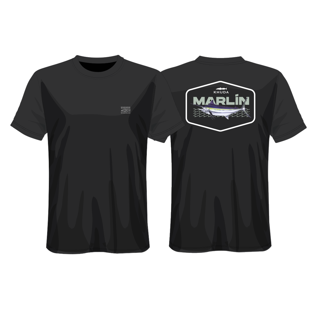 Camiseta Hombre Classic Negra Ref Marlin