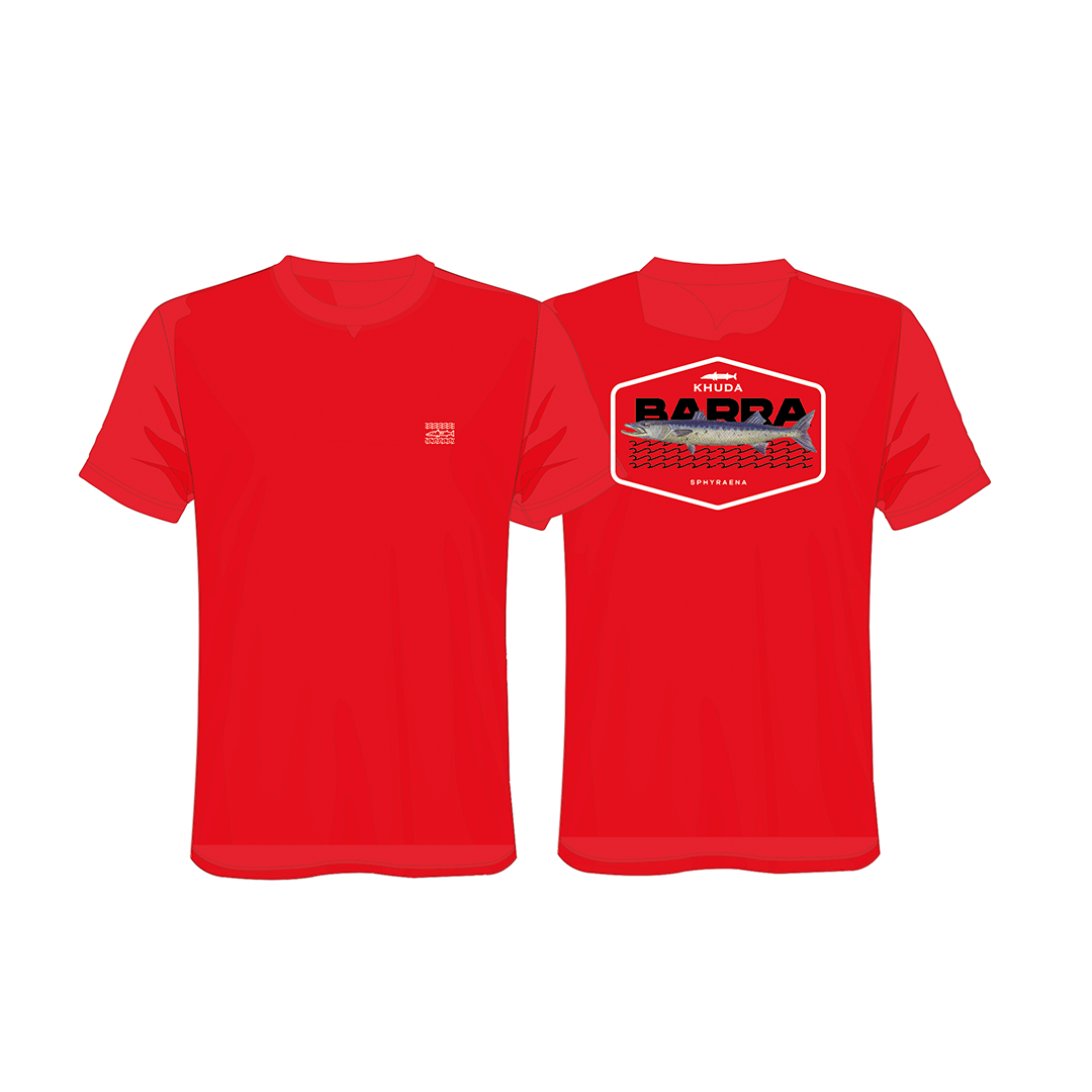 Camiseta Hombre Classic Roja Ref Barra
