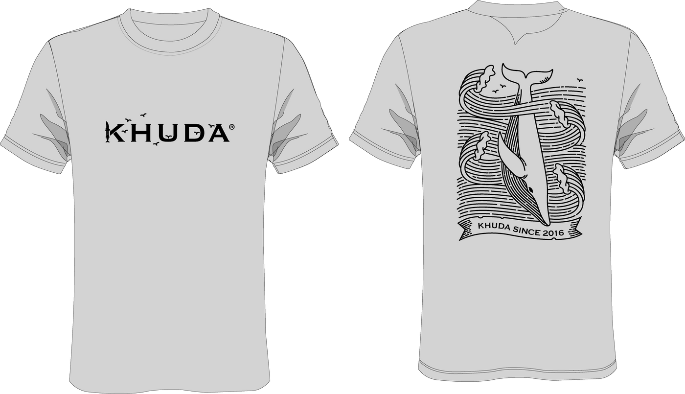Camiseta Hombre Classicfit Gris Arena Ref Whale & Birds