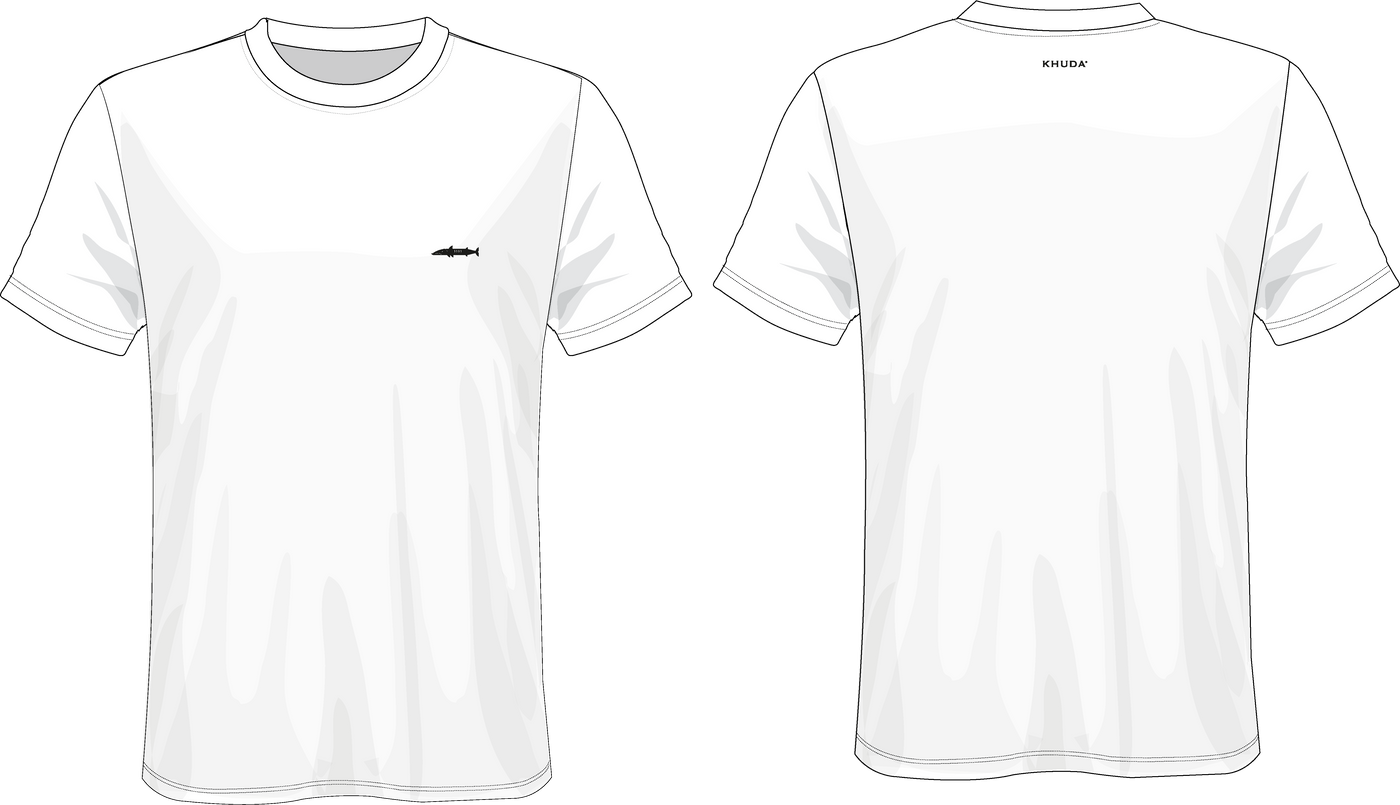 Camiseta Hombre Classicfit Blanca Estampada