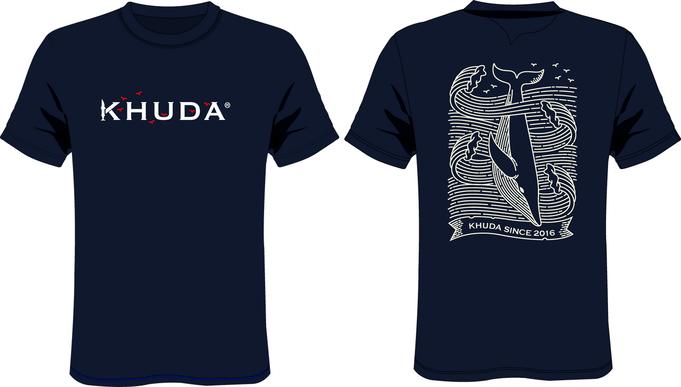 Camiseta Hombre Classicfit Azul Oscuro Ref Whale & Birds