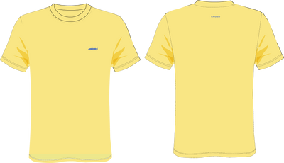 Camiseta Hombre Slimfit Amarillo Pale Estampada