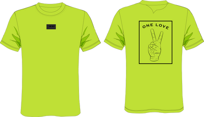 Camiseta Hombre ClassicFit Verde Viche Ref One Love