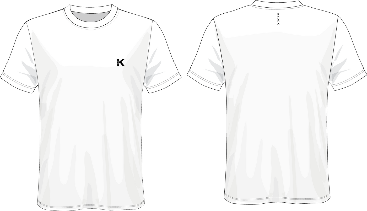 Camiseta Hombre Classicfit Blanca Ref Punto Khuda Vol2