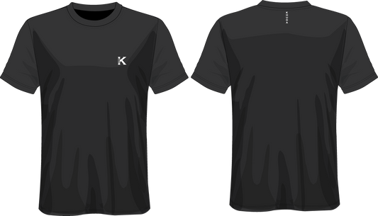 Camiseta Hombre Slimfit Negra Ref Punto Khuda Vol2