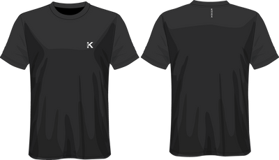 Camiseta Hombre Slimfit Negra Ref Punto Khuda Vol2