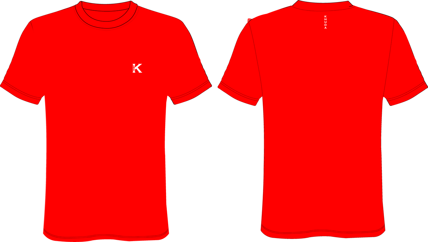 Camiseta Hombre Classicfit Roja Ref Punto Khuda Vol2