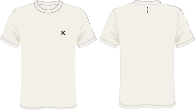 Camiseta Hombre Slimfit Crema Ref Punto Khuda Vol2