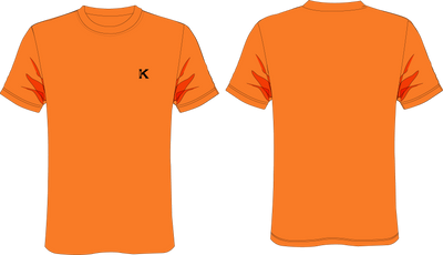 Camiseta Hombre Classicfit Naranja Ref Punto Khuda Vol2