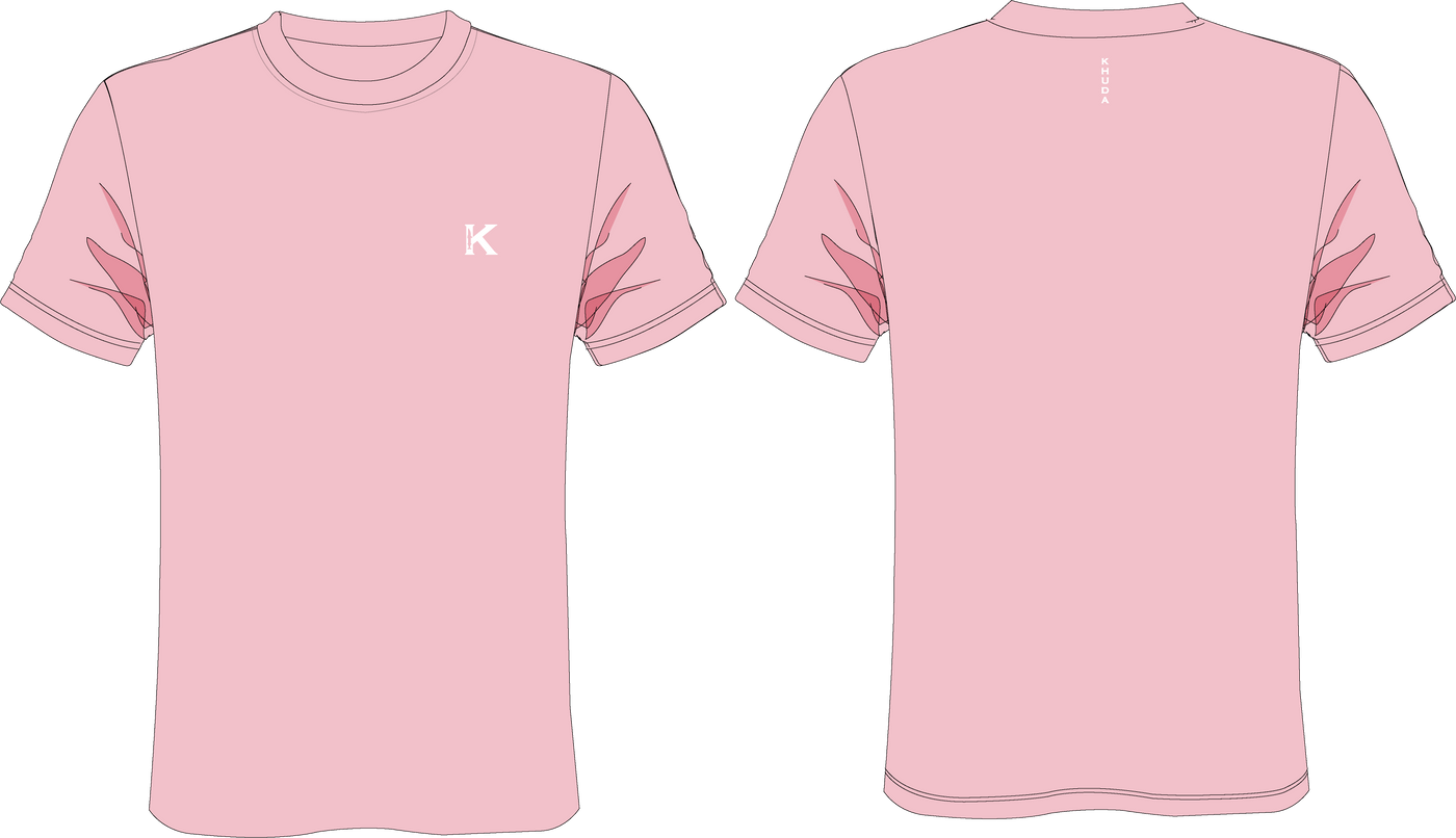 Camiseta Hombre Classicfit Rosa Viejo Ref Punto Khuda Vol2