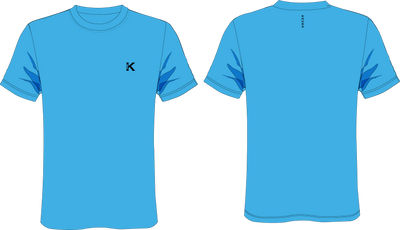 Camiseta Hombre Slimfit Azul Turquesa Ref Punto Khuda Vol2