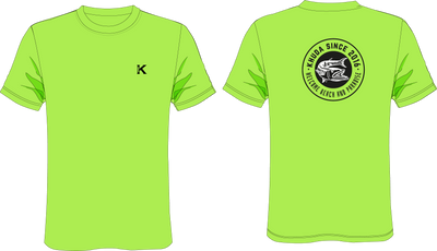 Camiseta Hombre Slimfit Verde Viche Ref Savage Khuda