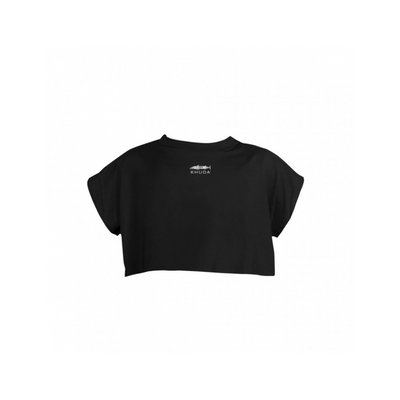Camiseta corta smart tech algodón negra