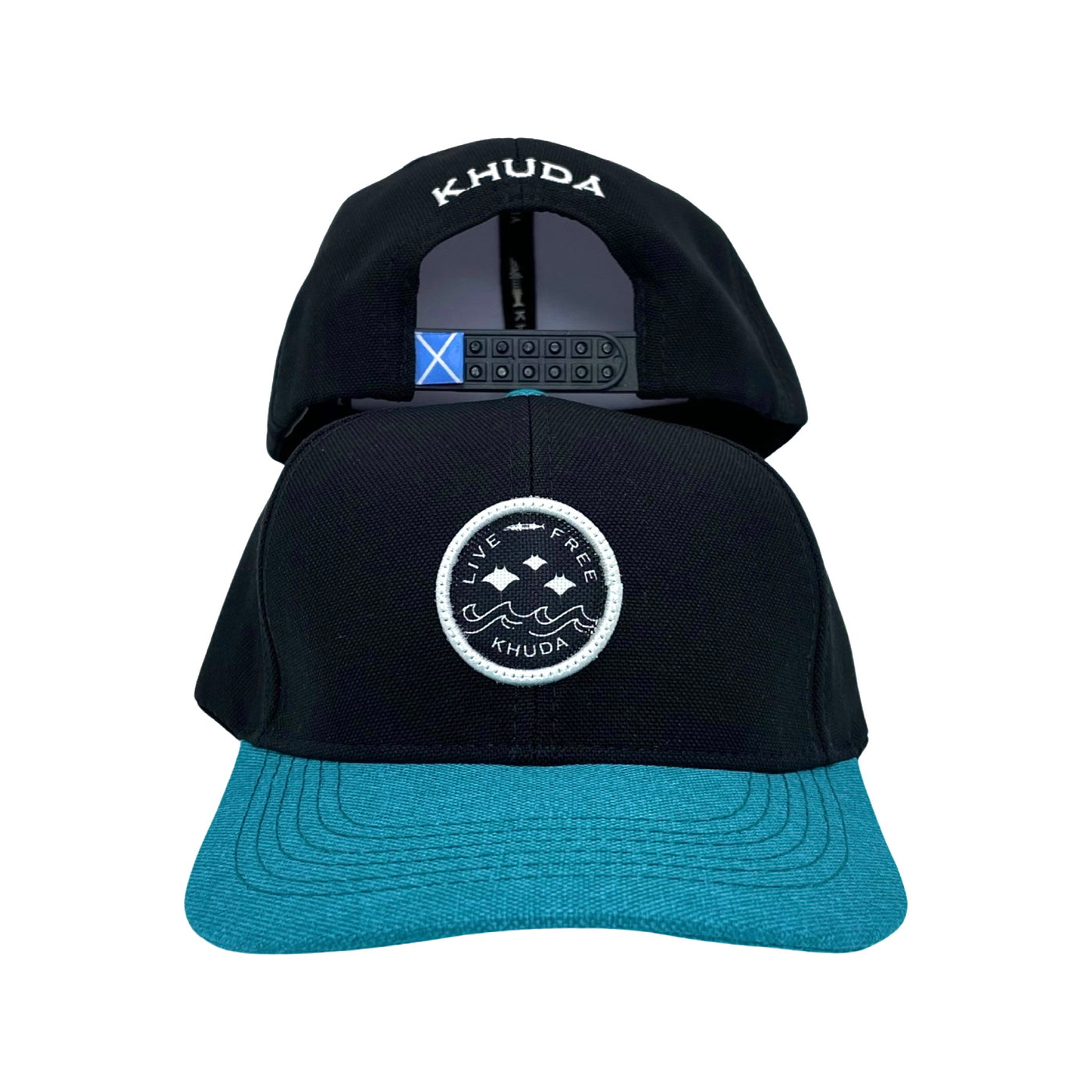 Gorra Memphys 6cr Stingrays Negro-Azul turqueza